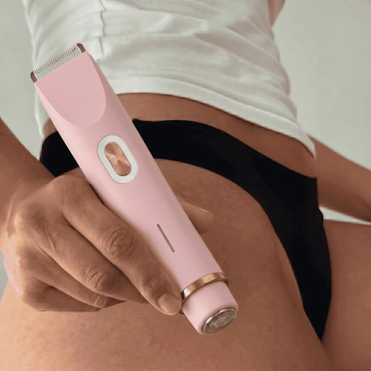 Epilator electric 2in1 pentru corp și zone intime rezistent la apă