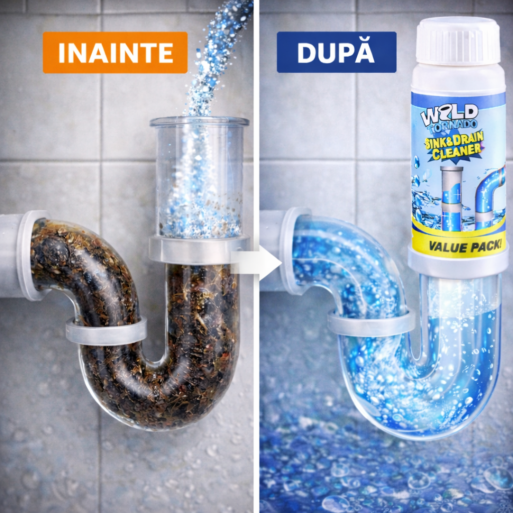 Pulbere pentru curățarea și desfundarea țevilor Drain Cleaner