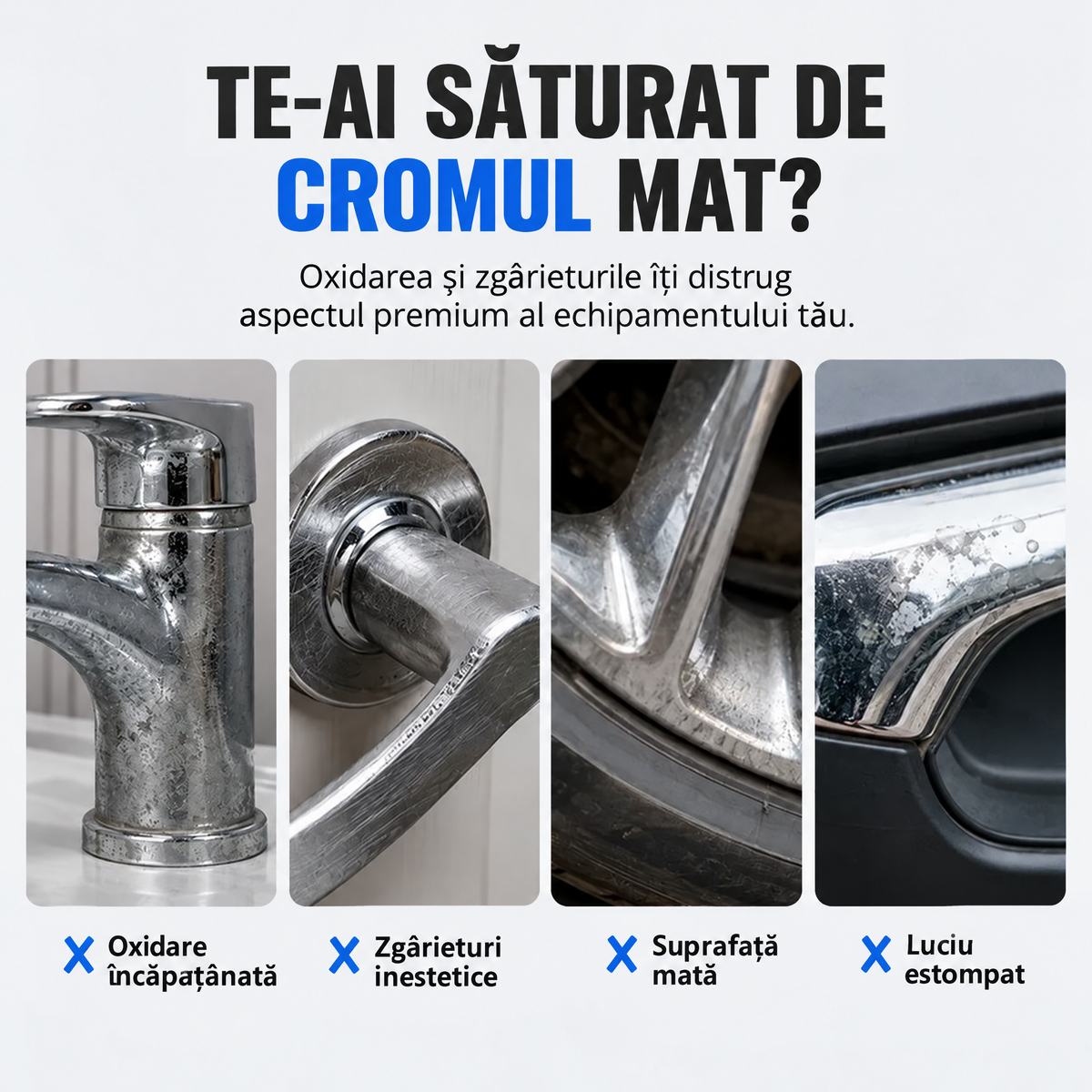 Soluție de reparare crom cu aplicator dual